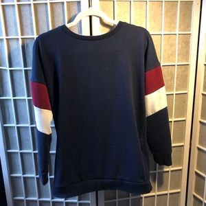Colorblock crewneck